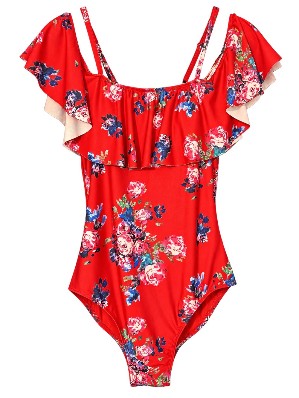ModCloth Floral Swimsuit